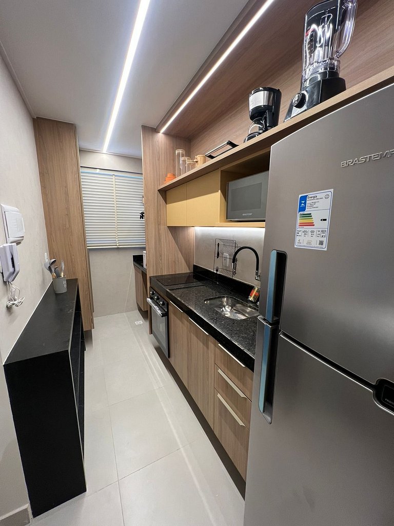 Studio Design 3 - 809 - 300m da Praia | Mandi Hosp
