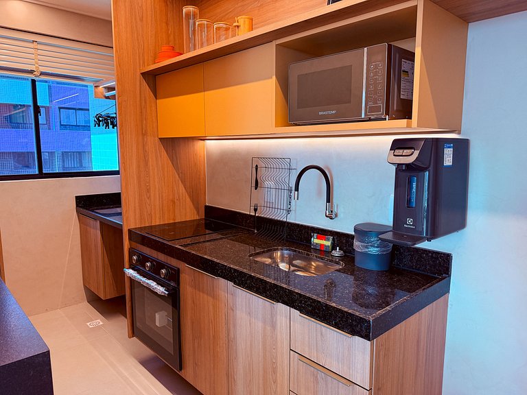 Studio Design 3 - 809 - 300m da Praia | Mandi Hosp
