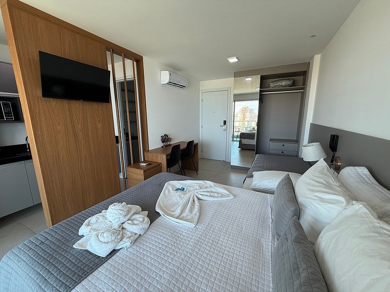 RN Studio 1015 - 2Min da Praia | Mandi Hospitalidade