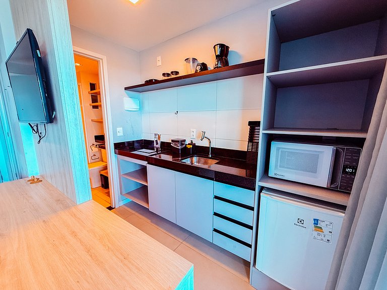 RN Studio 820 - 2Min da Praia | Mandi Hospitalidade