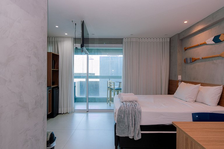 RN Studio 510 - 2Min da Praia | Mandi Hospitalidade