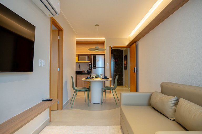 Studio Design 3 - 805 - 300m da Praia | Mandi Hosp