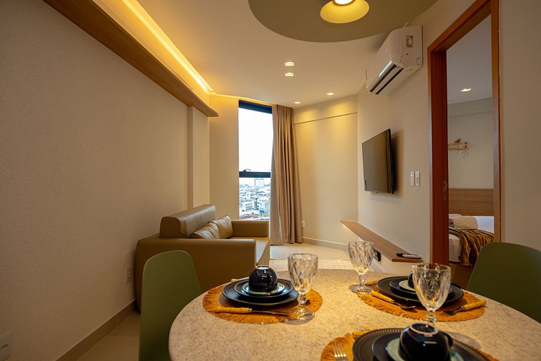 Studio Design 3 - 805 - 300m da Praia | Mandi Hosp