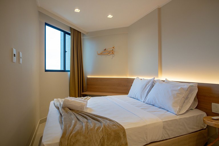 Studio Design 3 - 907 - 300m da Praia | Mandi Hosp