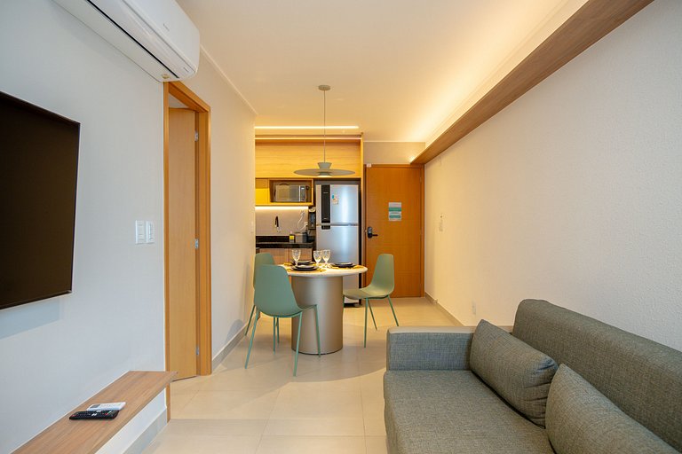 Studio Design 3 - 907 - 300m da Praia | Mandi Hosp