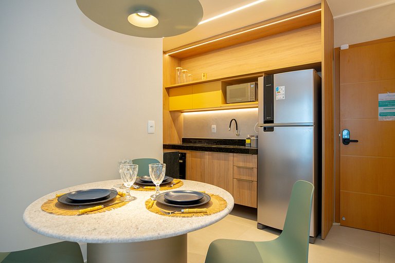 Studio Design 3 - 907 - 300m da Praia | Mandi Hosp