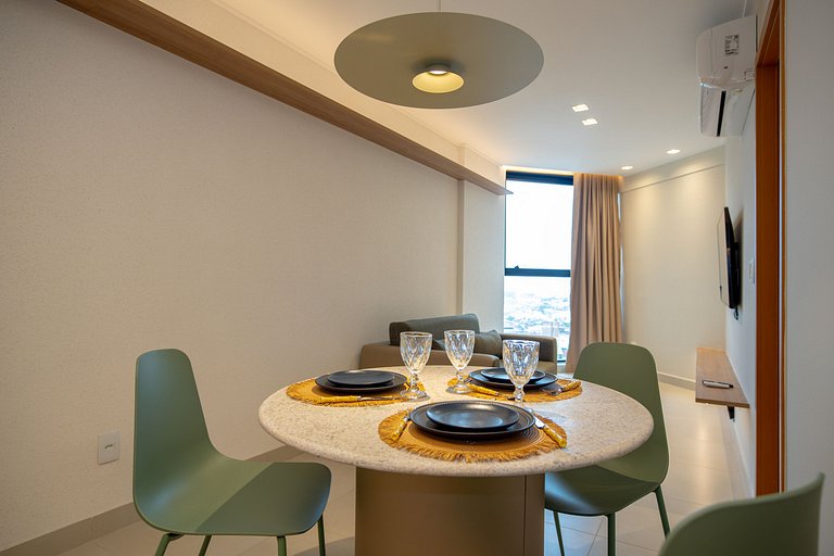 Studio Design 3 - 907 - 300m da Praia | Mandi Hosp