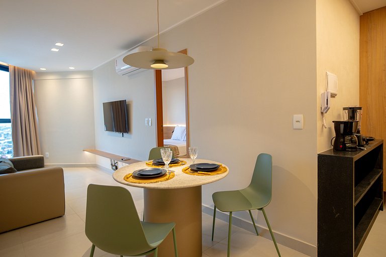 Studio Design 3 - 907 - 300m da Praia | Mandi Hosp