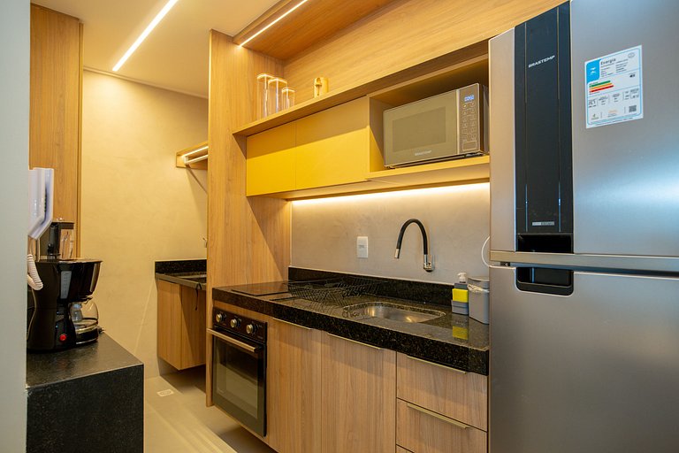 Studio Design 3 - 907 - 300m da Praia | Mandi Hosp